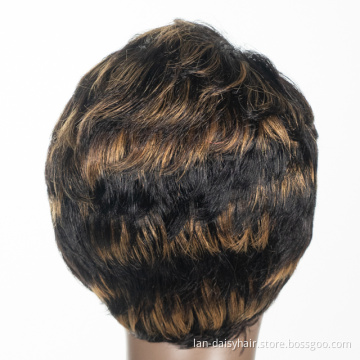Natural Weave Malaysian Humuan Hair Wigs In Wholesale Cuticle Aligned  Machine Made Bob Wig Short Curl Virgin Hair